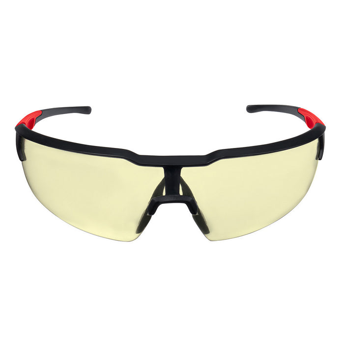 Lunettes de sécurité anti-rayures (Jaune) Milwaukee - Quincaillerie G.H. Berger