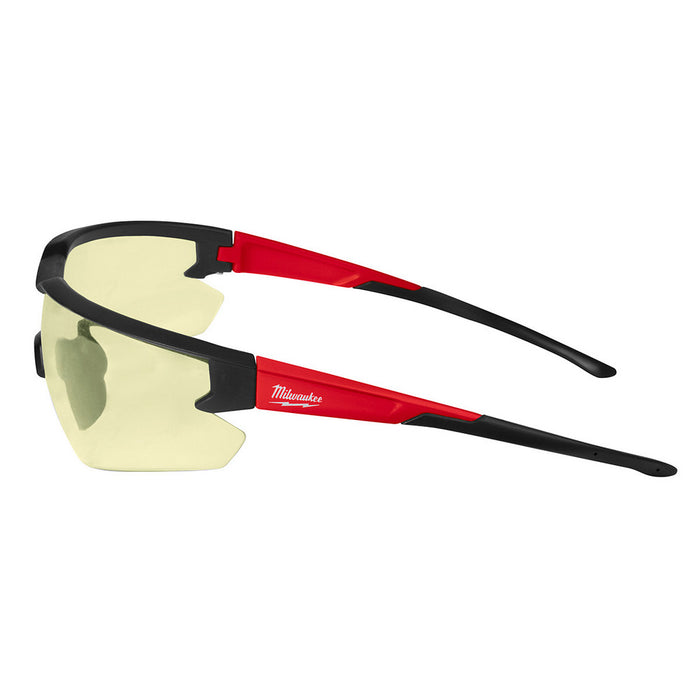 Lunettes de sécurité anti-rayures (Jaune) Milwaukee - Quincaillerie G.H. Berger