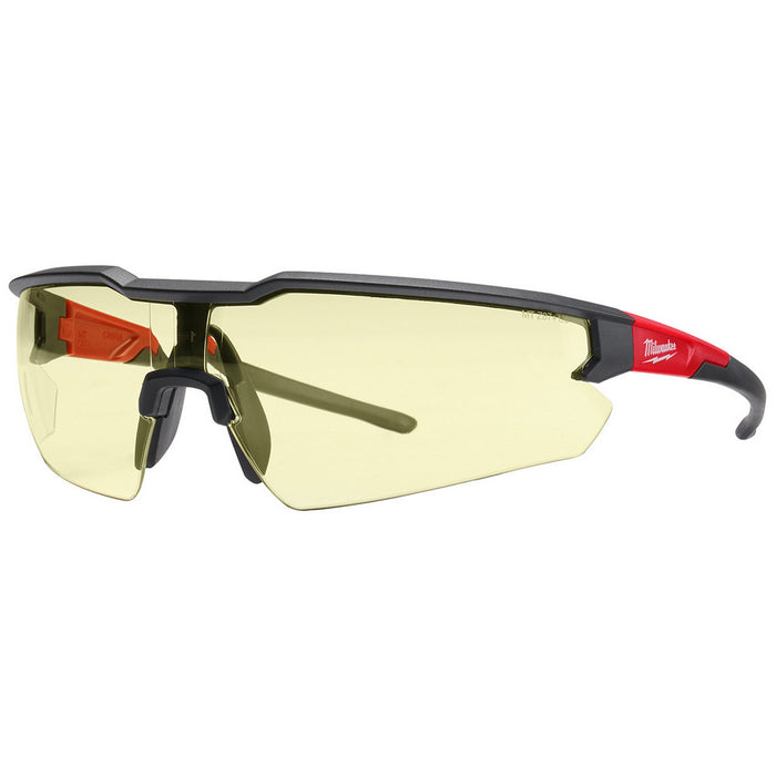 Lunettes de sécurité anti-rayures (Jaune) Milwaukee - Quincaillerie G.H. Berger