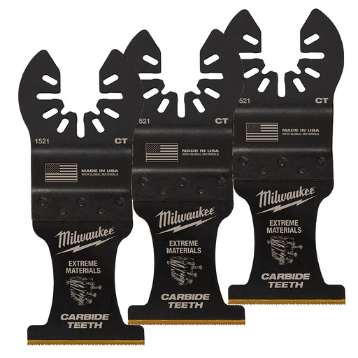 Lame multi-matériaux 1-3/8", au carbure, universelle (3/pqt.) Milwaukee - Quincaillerie G.H. Berger