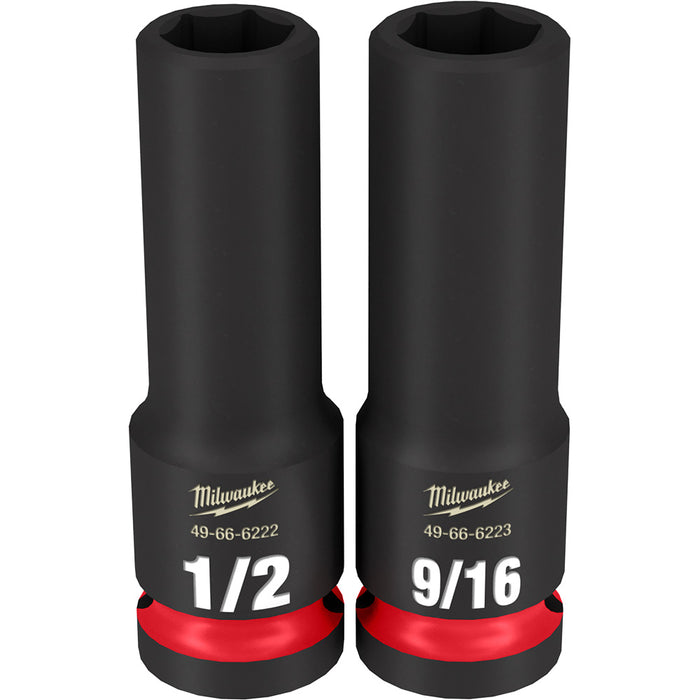 Ens. 12 douilles SHOCKWAVE™ profondes SAE à prise 1/2" Milwaukee - Quincaillerie G.H. Berger