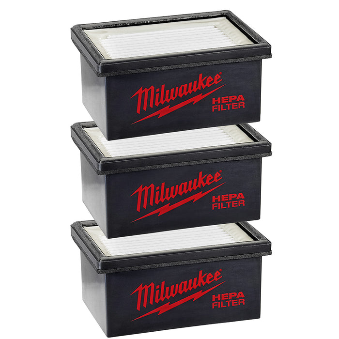 Pqt. 3 filtres HAMMERVAC™ Milwaukee - Quincaillerie G.H. Berger