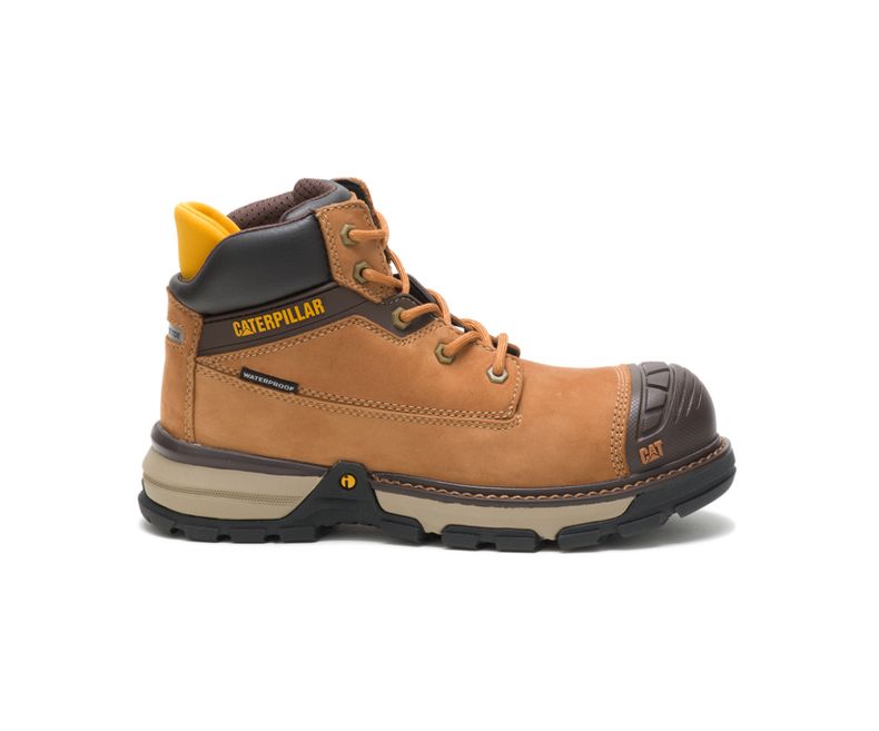 Botte de sécurité 6" CAT Excavator - Brun Caterpillar - Quincaillerie G.H. Berger