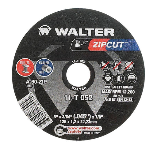Meule à tronçonner ZIPCUT™ [5"x3/64"x7/8"] - Quincaillerie G.H. Berger
