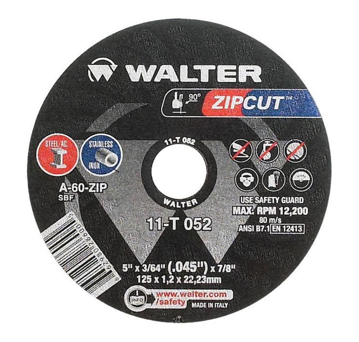 Meule à tronçonner ZIPCUT™ [5"x3/64"x7/8"] - Quincaillerie G.H. Berger