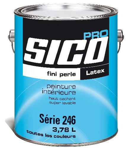 Peinture intérieure latex base - Pro - Perle - 3,7L SICO - Quincaillerie G.H. Berger