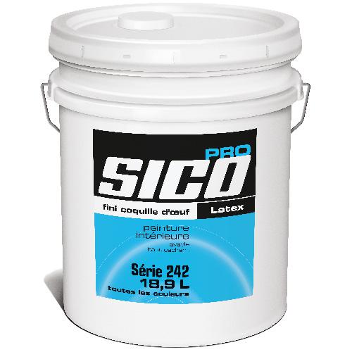 Peinture intérieure latex base - Pro - Coquille œuf - 18,5L SICO - Quincaillerie G.H. Berger