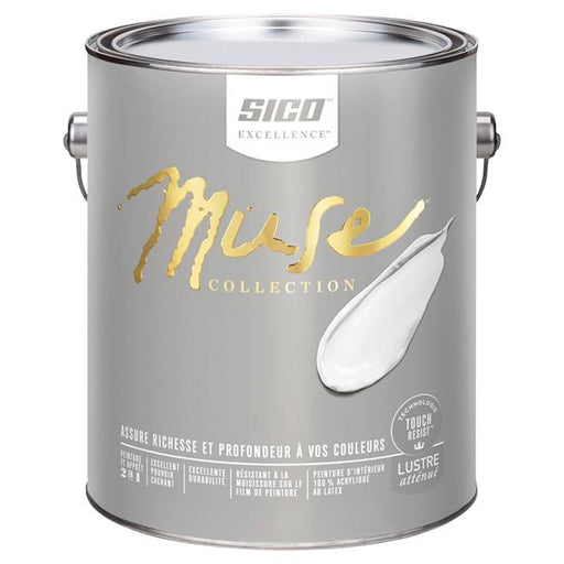 Peinture 2en1 Muse Lustre atténué - - 3,78L SICO - Quincaillerie G.H. Berger