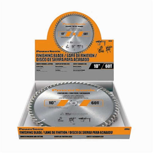 Lame de finition 10" x 60 dents Powersonic - Quincaillerie G.H. Berger