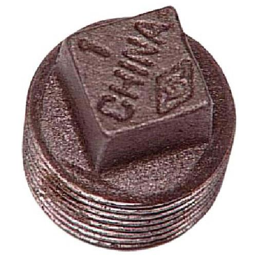Bouchon à tête carrée en acier noir — Aqua-dynamic — 1/8" - Quincaillerie G.H. Berger