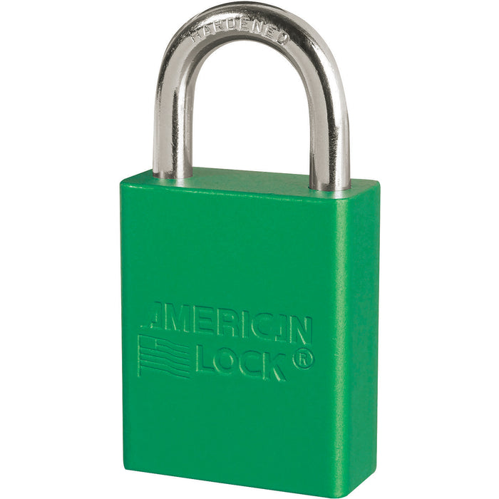 Cadenas de sécurité en aluminium Vert AMERICAN LOCK - Quincaillerie G.H. Berger