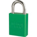 Cadenas de sécurité en aluminium Vert AMERICAN LOCK - Quincaillerie G.H. Berger