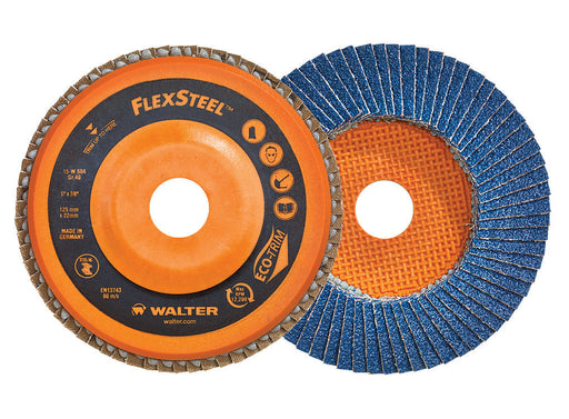 Disque à feuillets ALLSTEEL™ (5"x7/8"), à grain 60 - Quincaillerie G.H. Berger