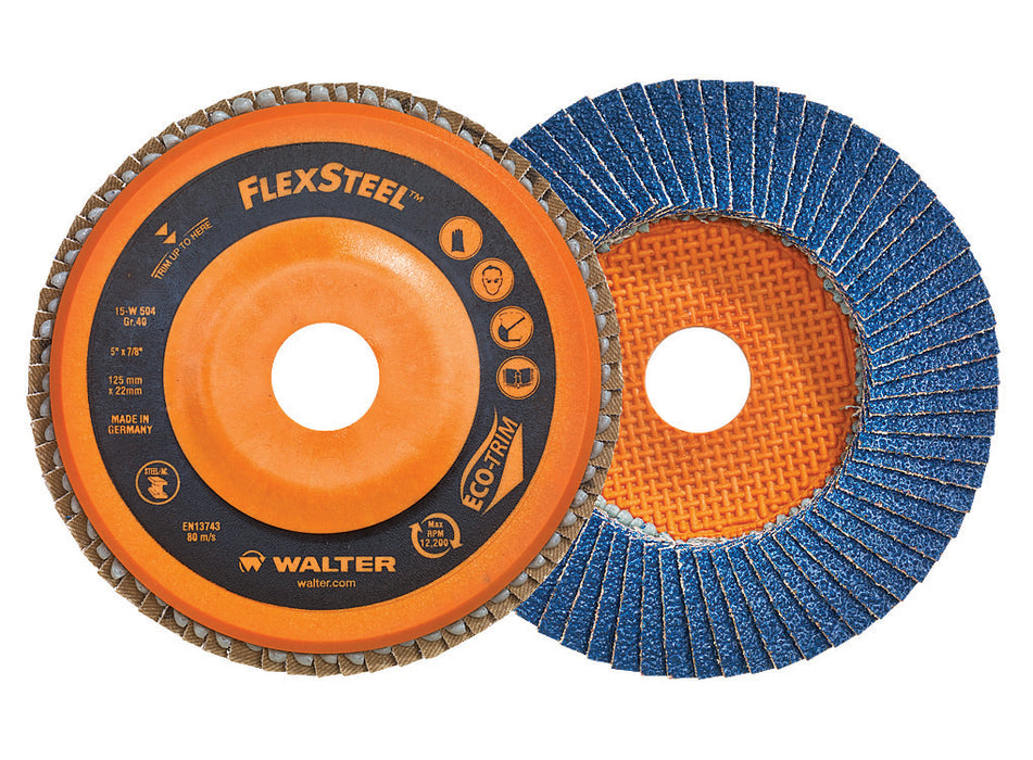 Disque à feuillets ALLSTEEL™ (5"x7/8"), à grain 60 - Quincaillerie G.H. Berger