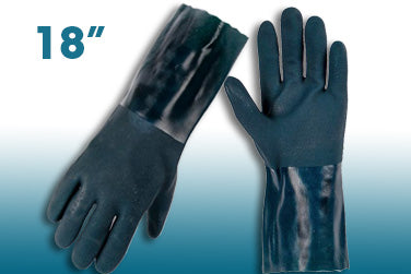 Gants en PVC vert 18" (L/9) - Quincaillerie G.H. Berger