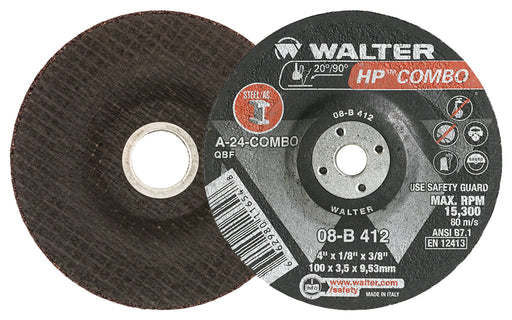 Meule à rectifier-tronçonner HP COMBO™ [4"x1/8"x3/8"] - Quincaillerie G.H. Berger
