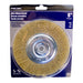 Brosse circulaire, fil laiton fin 6" ROK - Quincaillerie G.H. Berger