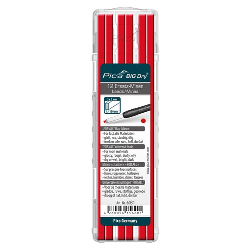 Mines de rechange BIG Dry®, Rouge (12/pqt.) - Quincaillerie G.H. Berger