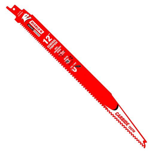 Lame DEMO DEMON, tout-usage (12"x6-9dpp) - Quincaillerie G.H. Berger