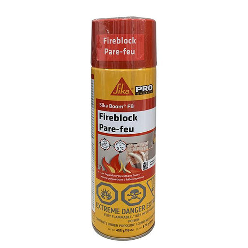 Mousse expansible SikaBoom Pare-feu - Paille - 455 g Sika - Quincaillerie G.H. Berger