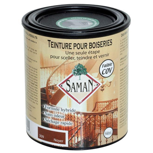 Teinture et vernis tout-en-un - Noyer - 946 mL SamaN - Quincaillerie G.H. Berger