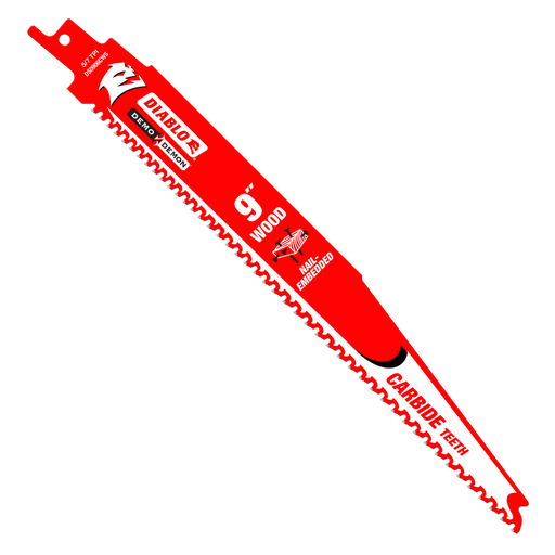 Lame DEMO DEMON, à bois cloué (9"x5-7dpp) - Quincaillerie G.H. Berger