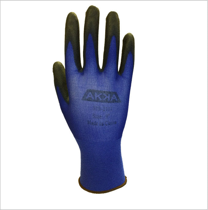Gants en microfibres de nylon cal. 18, enduits micro-mousse PU AKKA - Quincaillerie G.H. Berger