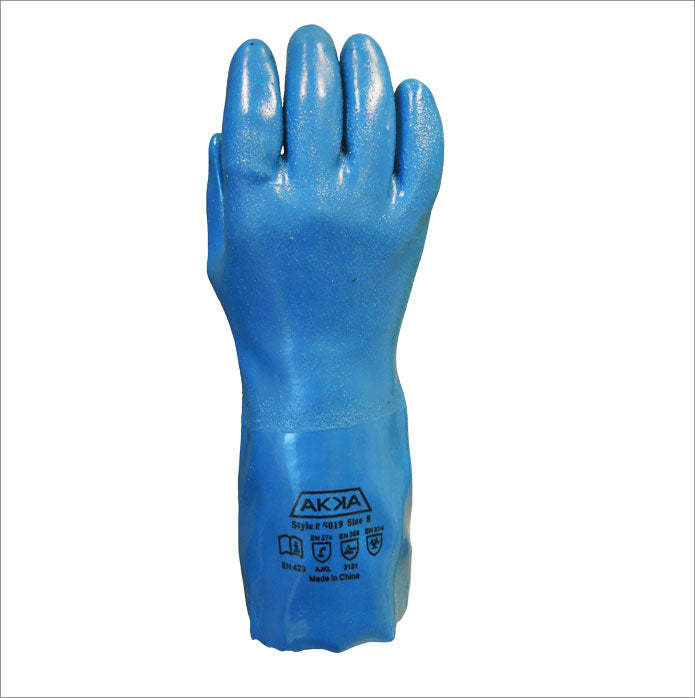 Gants tout-en-PVC et NBR 12", doublés au coton AKKA - Quincaillerie G.H. Berger