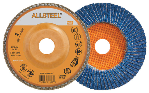 Disque à feuillets ALLSTEEL™ (5"x7/8"), à grain 40 - Quincaillerie G.H. Berger