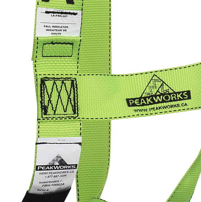 Harnais de base (1D, classe A) Peakworks - Quincaillerie G.H. Berger
