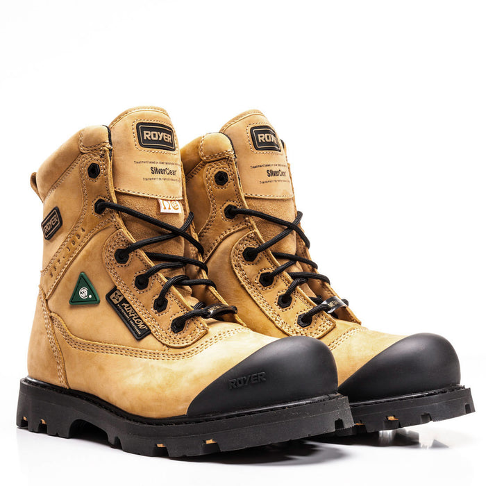 Botte de sécurité 8" FLX™ imperméable - Beige Royer - Quincaillerie G.H. Berger