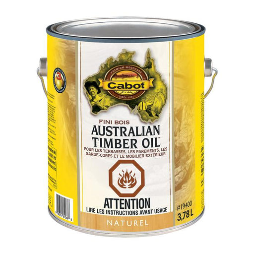 Huile australienne pour le bois - Naturel - 3.43 L Cabot - Quincaillerie G.H. Berger