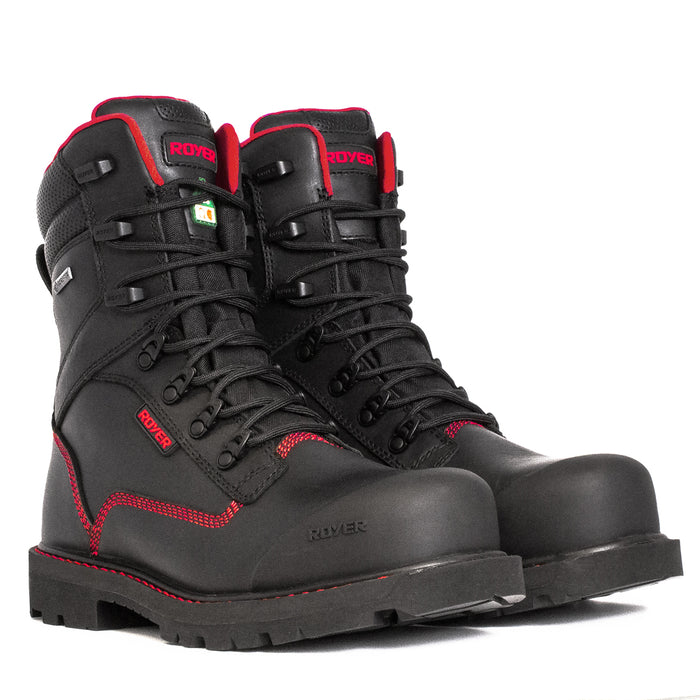 Botte de sécurité 8" REVOLT™ avec GORE-TEX® - Noir et Rouge Royer - Quincaillerie G.H. Berger
