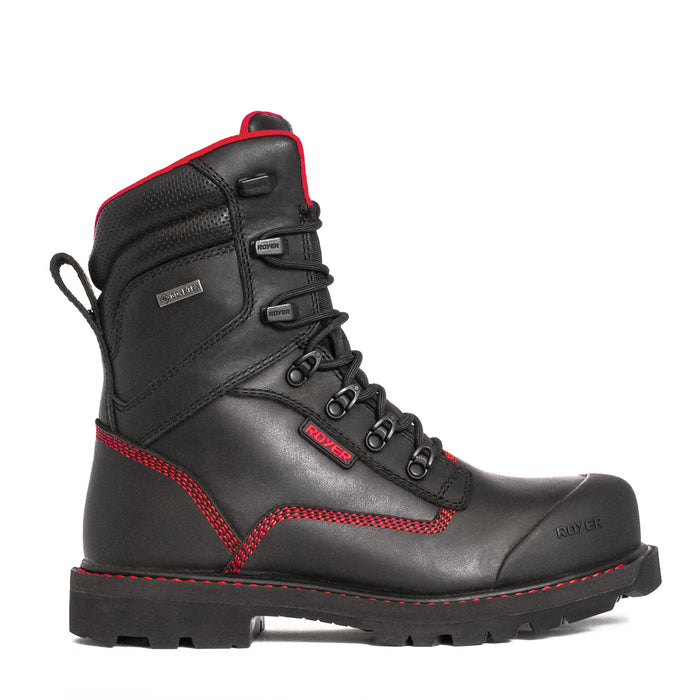 Botte de sécurité 8" REVOLT™ avec GORE-TEX® - Noir et Rouge Royer - Quincaillerie G.H. Berger