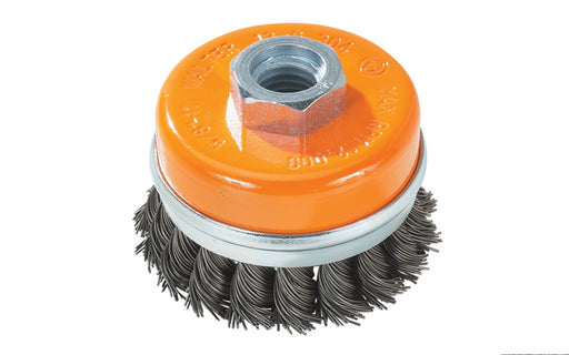 Brosse boisseau, avec collet, à fils noués 3" (5/8"-11) - Quincaillerie G.H. Berger