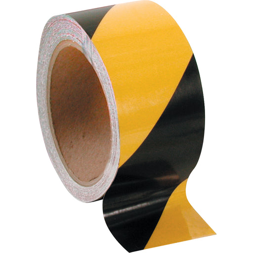 Ruban de marquage en vinyle 2"x108' (Jaune à rayures noires) - Quincaillerie G.H. Berger