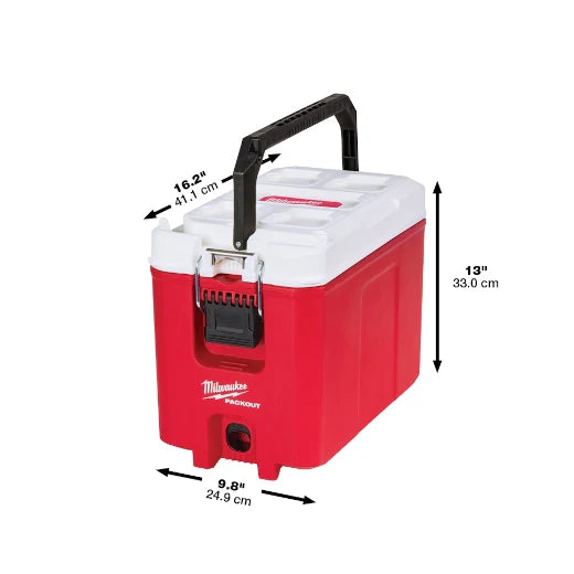 Glacière compacte 16QT Packout - Rouge - Milwaukee - Quincaillerie G.H. Berger