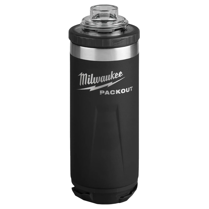 Bouteille isotherme avec couvercle 18oz PACKOUT - Noir - Milwaukee - Quincaillerie G.H. Berger