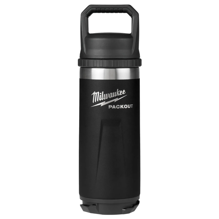 Bouteille isotherme avec couvercle 18oz PACKOUT - Noir - Milwaukee - Quincaillerie G.H. Berger