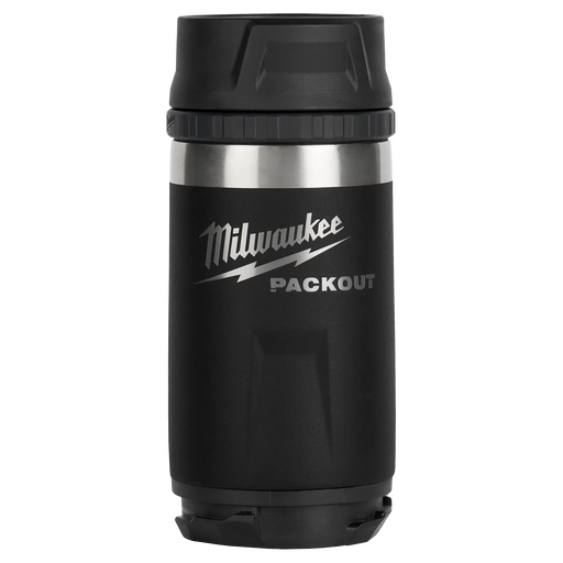 Bouteille isotherme avec couvercle à bec 12oz PACKOUT - Noir - Milwaukee - Quincaillerie G.H. Berger