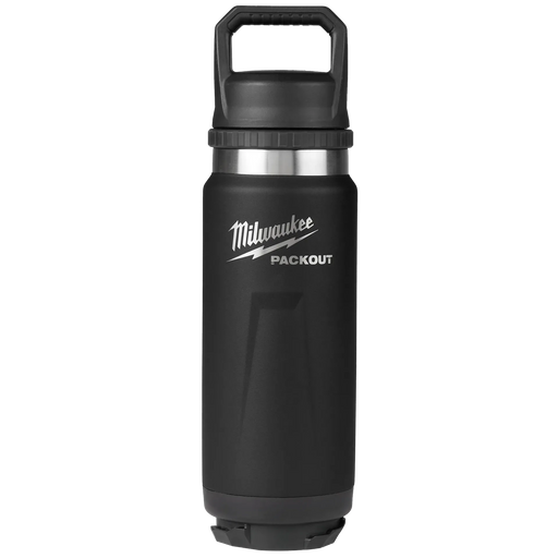 Bouteille isotherme avec couvercle 24oz PACKOUT - Noir - Milwaukee - Quincaillerie G.H. Berger