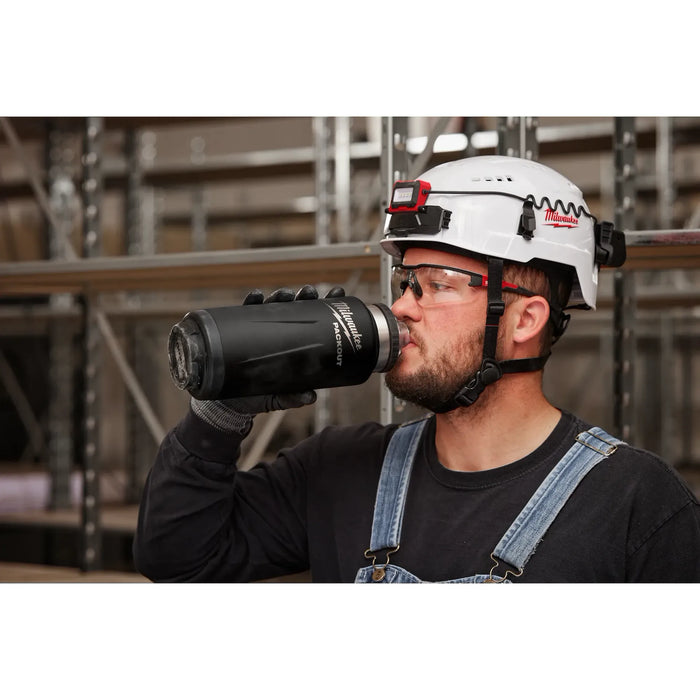 Bouteille isotherme avec couvercle 36oz PACKOUT - Noir - Milwaukee - Quincaillerie G.H. Berger