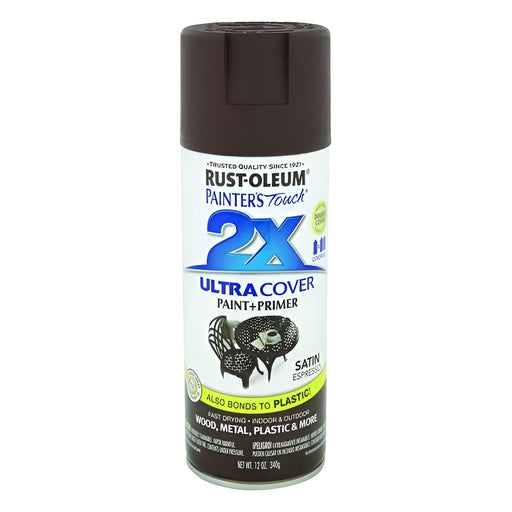 Peinture en aérosol Rust-Oleum Painter's Touch polyvalente 340g - fini satiné - Espresso - Quincaillerie G.H. Berger