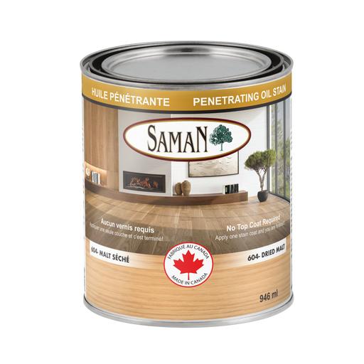 Huile pénétrante Saman - Malt séché - 946 mL SamaN - Quincaillerie G.H. Berger
