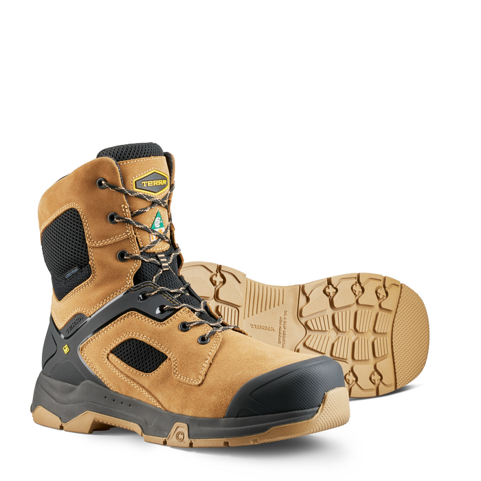 Bottes de sécurité imperméable Cobalt - 8 po -Terra - Tan - Quincaillerie G.H. Berger