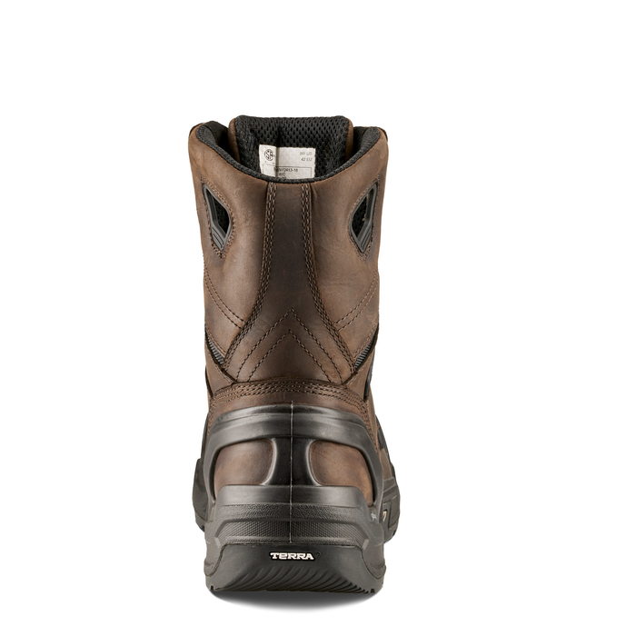 Botte de sécurité imperméable Exile 25 - 8po - Terra - Brun - Quincaillerie G.H. Berger