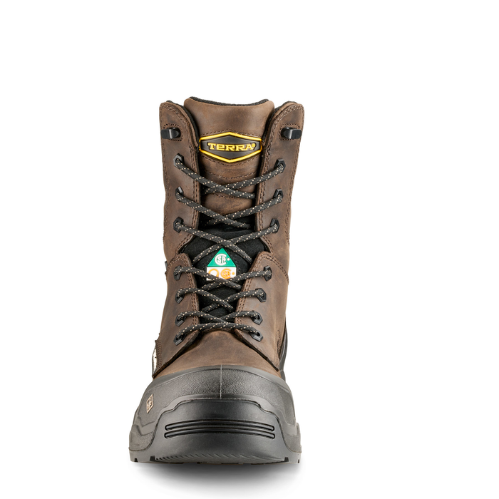 Botte de sécurité imperméable Exile 25 - 8po - Terra - Brun - Quincaillerie G.H. Berger