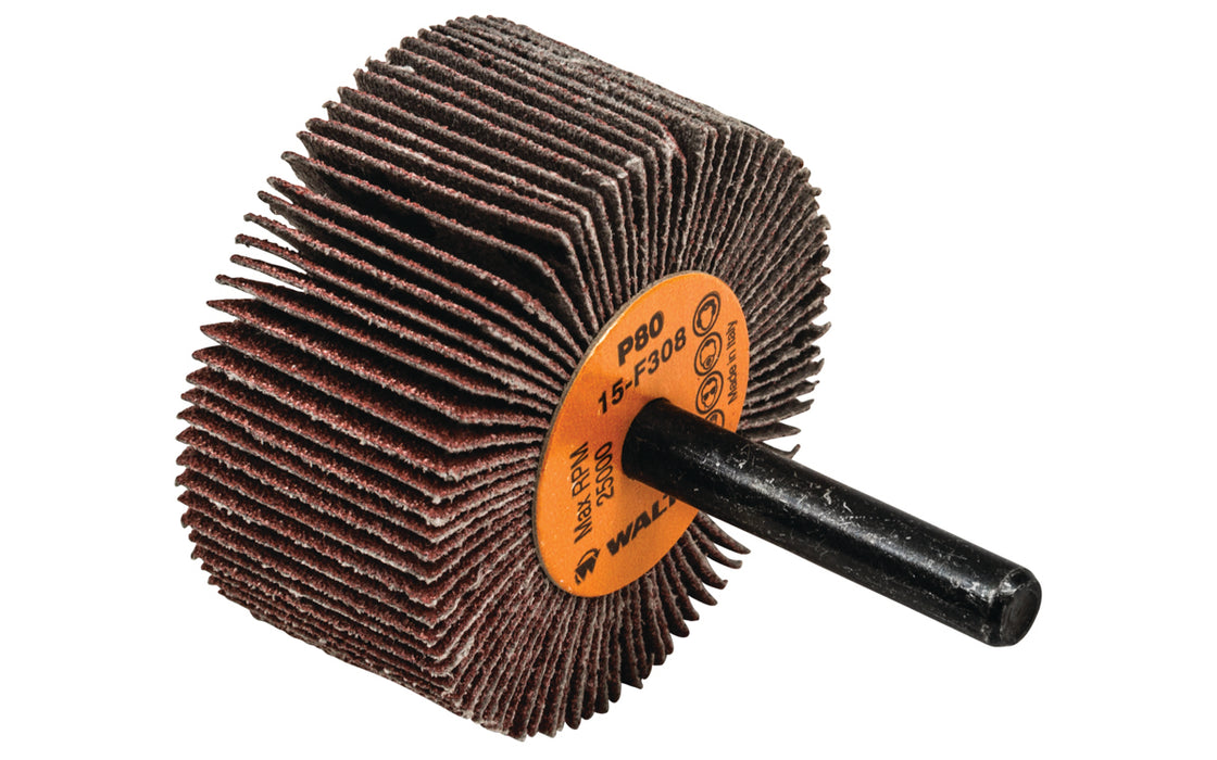 Roue à feuillets COOLCUT™, arbre 1/4" (2"x1"), à grain 80 - Quincaillerie G.H. Berger