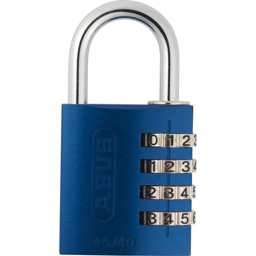 Cadenas à combianison à 3 chiffres 40mm bleu - Quincaillerie G.H. Berger