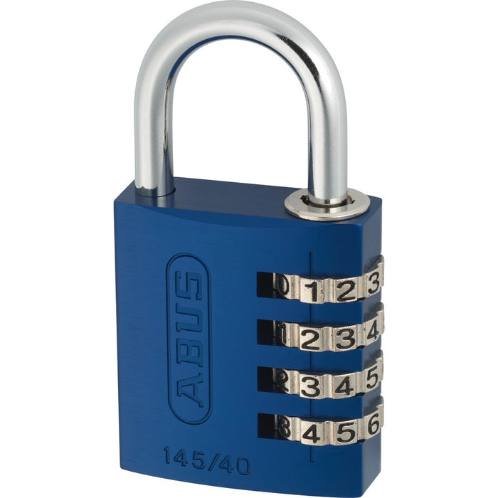 Cadenas à combianison à 3 chiffres 40mm bleu - Quincaillerie G.H. Berger